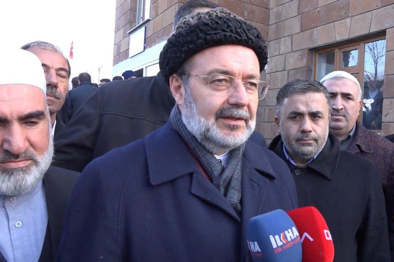 Mehmet Görmez: “Şeyh Abdülkerim Çevik sulh uğruna hayatını kaybetti”
